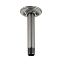 Brizo RP48985SL Essential 6" Ceiling Mount Shower Arm And Round Flange Brilliance Luxe Steel