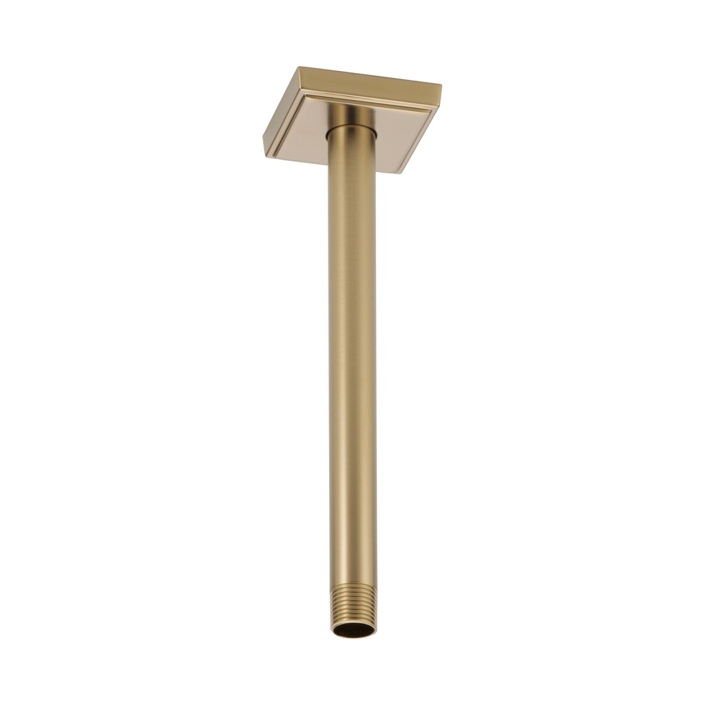 Brizo RP70765GL Allaria 10" Ceiling Mount Shower Arm And Flange Brilliance Luxe Gold