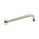 Brizo RP71648PN Essential 16" Linear Round Wall Mount Shower Arm And Flange Brilliance Polished Nickel