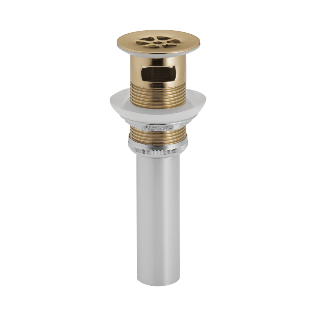 Brizo RP72412GL Grid Strainer With Overflow Brilliance Luxe Gold