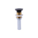 Brizo RP72413BL Push Button Pop Up Without Overflow Matte Black