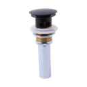 Brizo RP72414BL Push Button Pop-Up With Overflow Matte Black