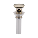 Brizo RP72414BN Push Button Pop-Up With Overflow Brilliance Brushed Nickel