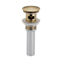 Brizo RP72414GL Push Button Pop-Up With Overflow Brilliance Luxe Gold