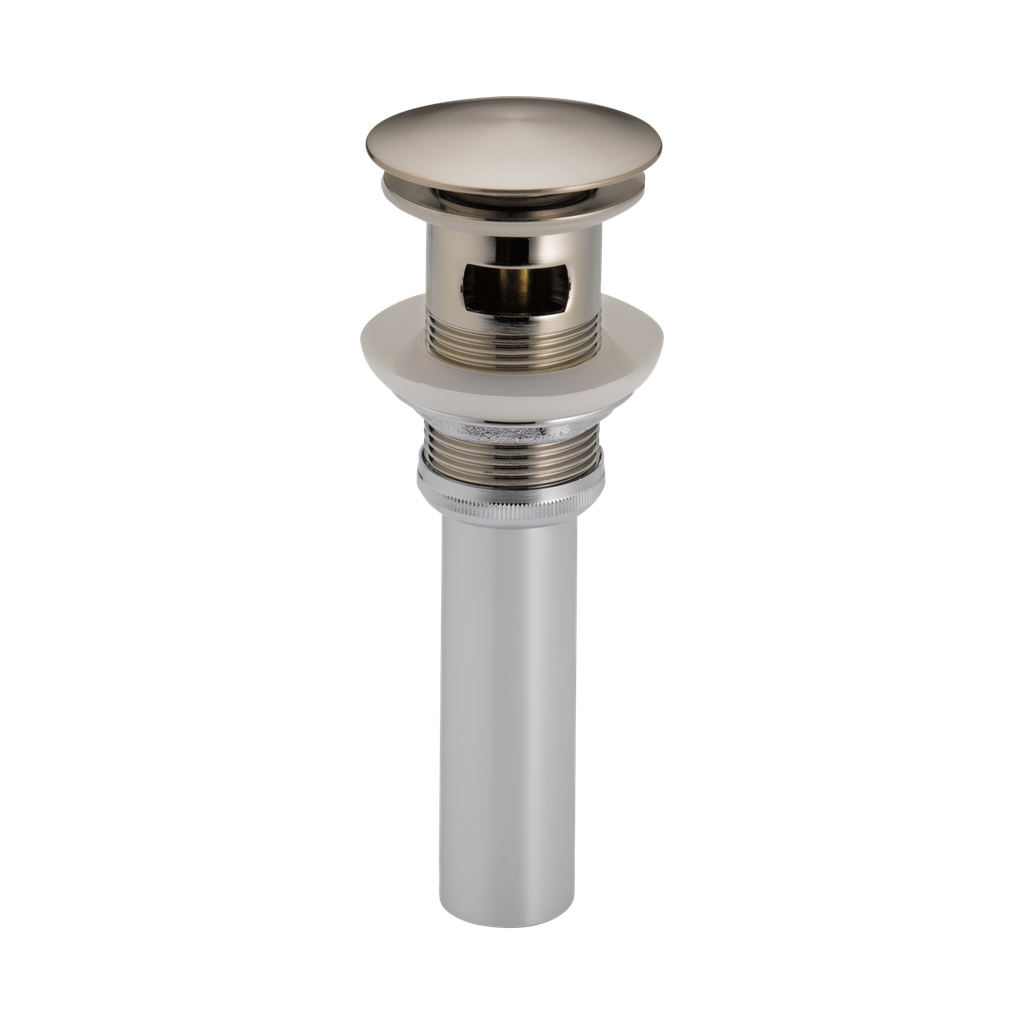 Brizo RP72414NK Push Button Pop-Up With Overflow Brilliance Luxe Nickel