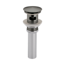 Brizo RP72414SL Push Button Pop-Up With Overflow Brilliance Luxe Steel