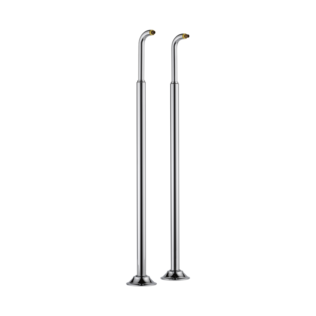 Brizo RP73766PC Floor Mount Tub Filler Risers Polished Chrome