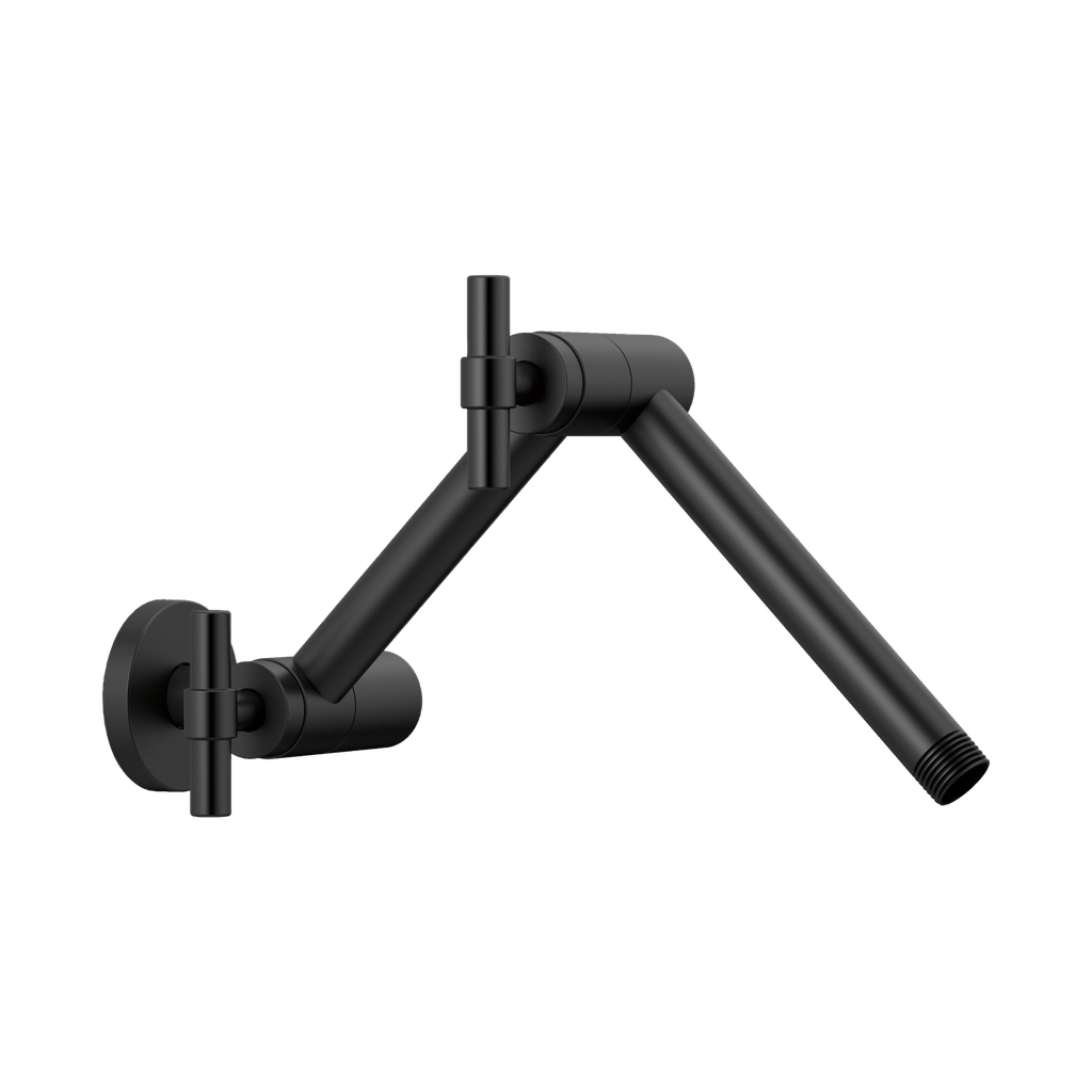 Brizo RP81434BL Litze Wall Mount Shower Arm And Flange Matte Black