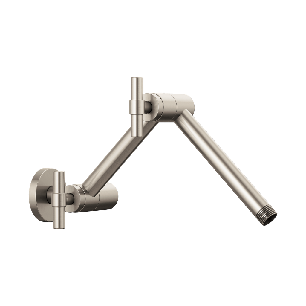 Brizo RP81434NK Litze Wall Mount Shower Arm And Flange Brilliance Luxe Nickel