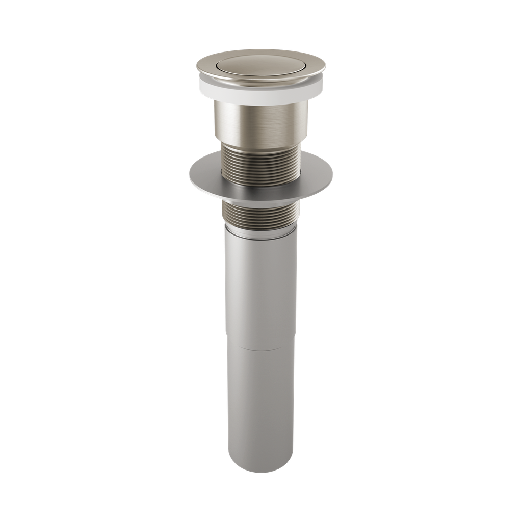 Brizo RP81627NK Push Pop-Up Drain Without Overflow Brilliance Luxe Nickel