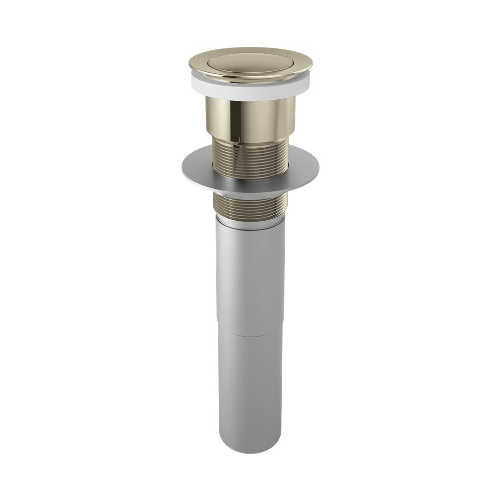 Brizo RP81627PN Push Pop-Up Drain Without Overflow Brilliance Polished Nickel