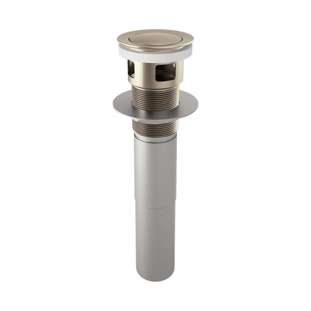 Brizo RP81628BN Push Pop-Up Drain With Overflow Brilliance Brushed Nickel