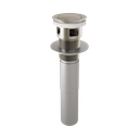 Brizo RP81628NK Push Pop-Up Drain With Overflow Brilliance Luxe Nickel