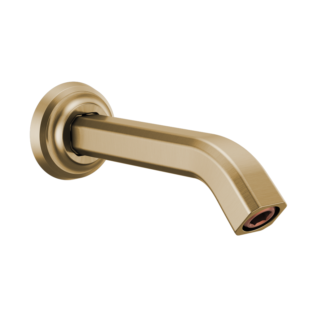 Brizo RP92044GL Levoir 7 1/2" Shower Arm And Flange Brilliance Luxe Gold