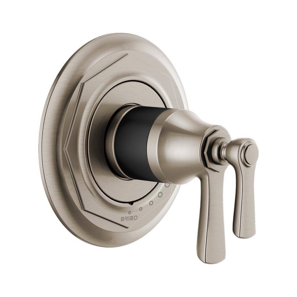 Brizo T60061-NKBL Rook Tempassure Thermostatic Valve Trim Luxe Nickel Matte Black