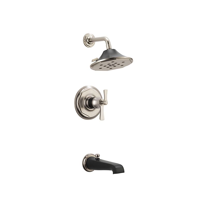 Brizo T60461-NKBL Rook Tempassure Thermostatic Tub Shower