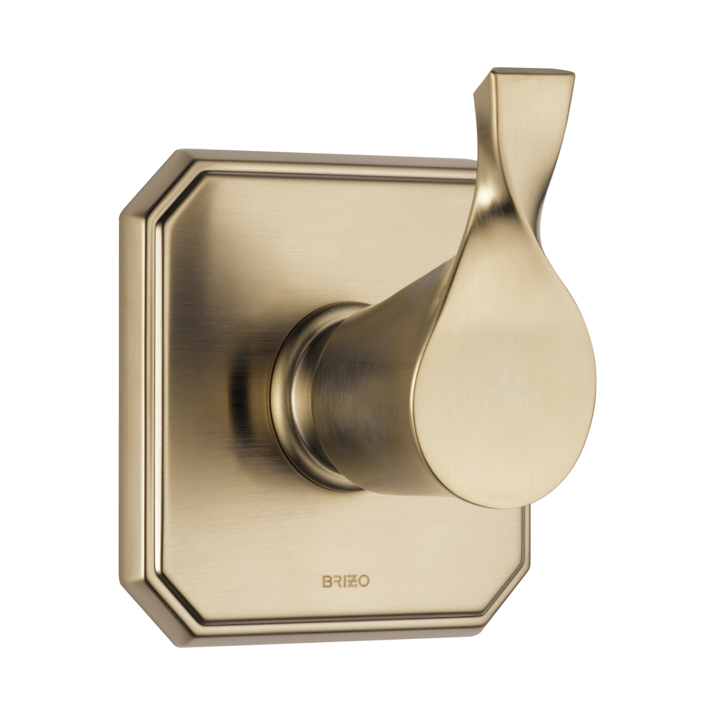 Brizo T60830-GL Virage 3-Function Diverter Trim Brilliance Luxe Gold