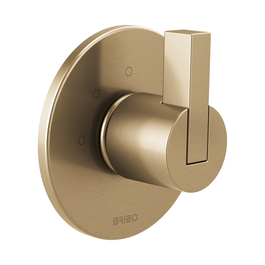 Brizo T60835-GLLHP Litze 3-Function Diverter Trim Less Handle Brilliance Luxe Gold