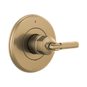 Brizo T60P076-GLLHP Invari Pressure Balance Valve Trim Less Handle Brilliance Luxe Gold