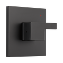 Brizo T60P080-BL Siderna Pressure Balance Valve Only Trim Matte Black
