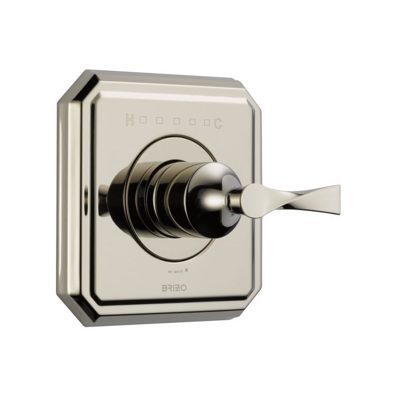 Brizo T66T030-PN Virage Sensori Thermostatic Valve Trim Polished Nickel