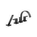 Brizo T67480-BLLHP Siderna Roman Tub Trim Hand Shower Less Handles Matte Black