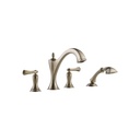 Brizo T67485-BNLHP Charlotte Roman Tub With Shower Trim Less Handles