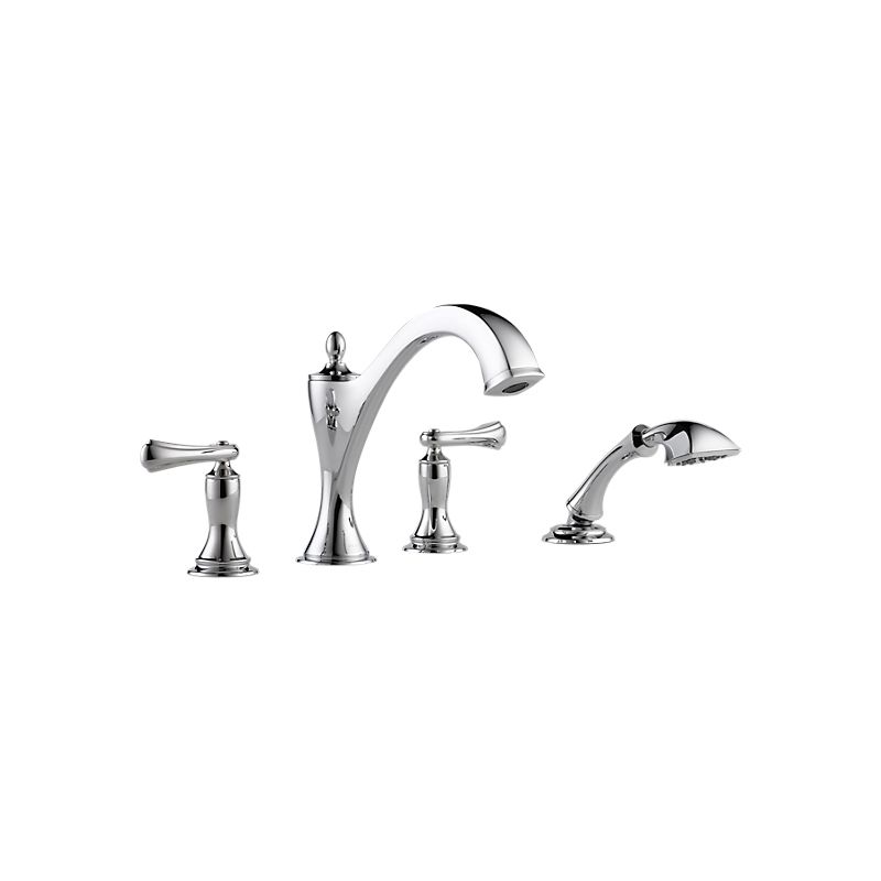 Brizo T67485-PCLHP Charlotte Roman Tub With Shower Trim Less Handles