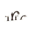 Brizo T67485-PNCOLHP Charlotte Roman Tub With Shower Trim Less Handles