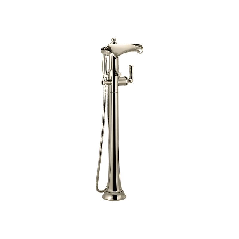 Brizo T70161-PN Rook Freestanding Floor Mount Tub Filler