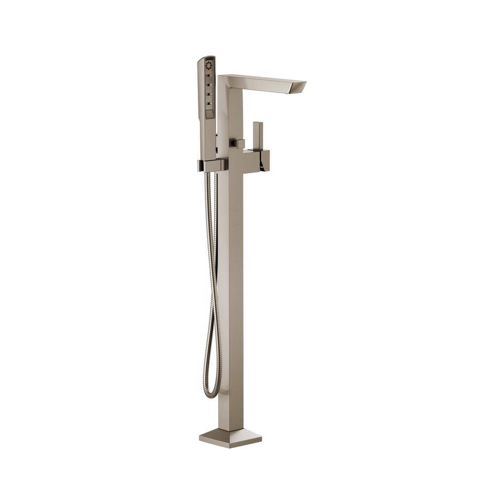 Brizo T70188-NK Vettis Single Handle Freestanding Tub Filler Luxe Nickel