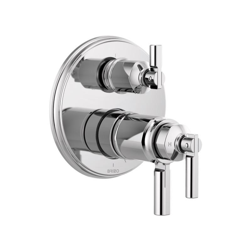 Brizo T75576-PC Invari Tempassure Thermostatic Valve 3 Function Diverter Trim Chrome