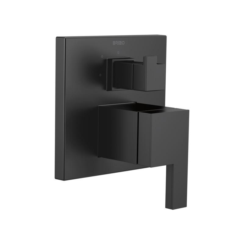 Brizo T75P580-BL Siderna Pressure Balance Valve 3 Function Diverter Trim Matte Black