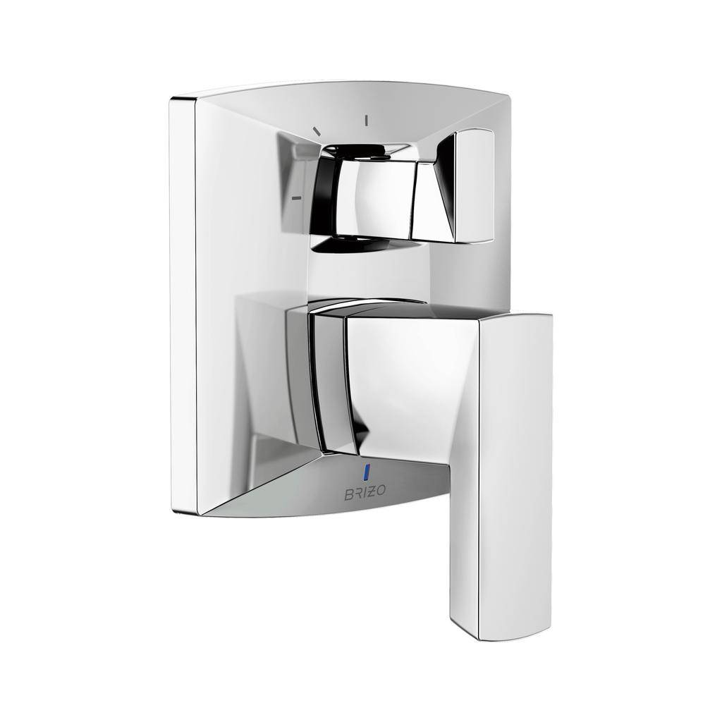 Brizo T75P588-PC Vettis Pressure Balance Valve With 3 Setting Diverter Trim Chrome