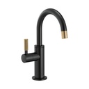 Brizo 61343LF-C-BLGL Litze Beverage Faucet with Arc Spout and Knurled Handle Luxe Gold