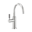 Brizo 61343LF-C-PC Litze Beverage Faucet with Arc Spout and Knurled Handle Polished Chrome