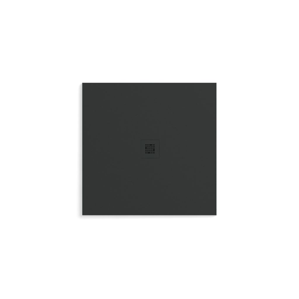 Fiora SSSP3636 Shower Base Quadro Slate 36X36 Black