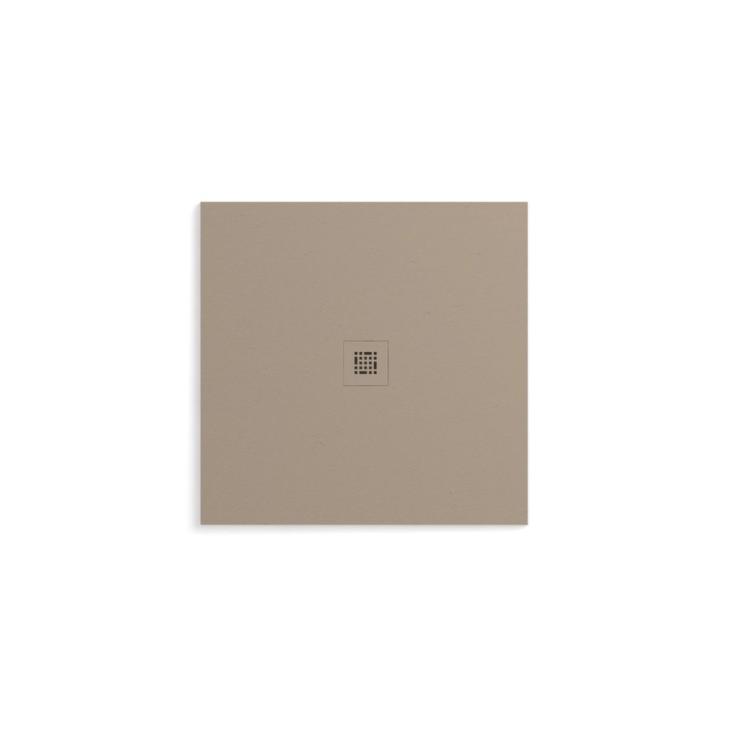 Fiora SSSP3636 Shower Base Quadro Slate 36X36 Cappuccino