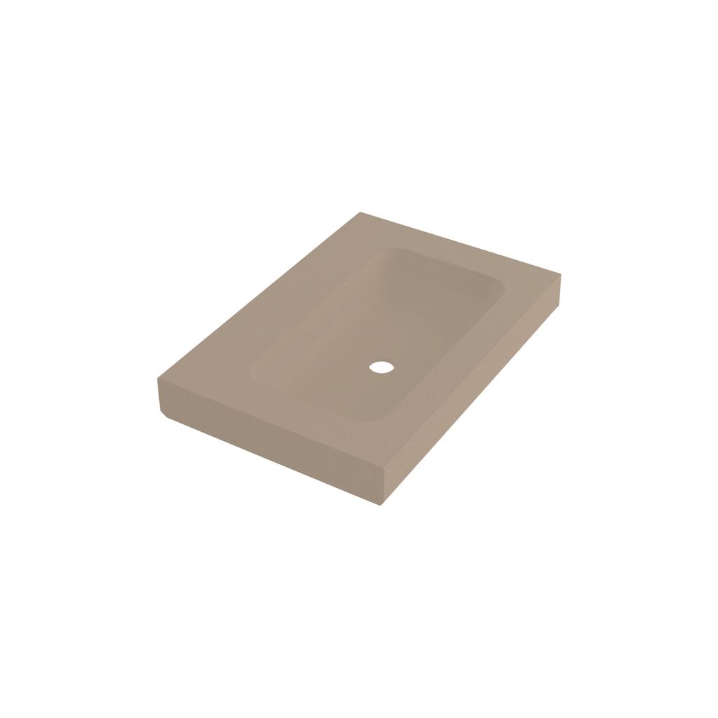 Fiora MPCI01 Wall Mount Lavatory 28X19 Three Holes Cappuccino