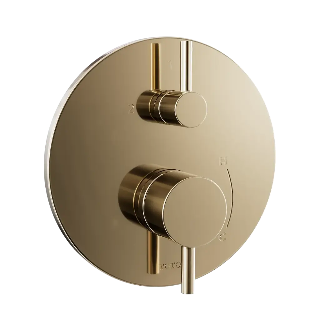 TOTO TBV01802U#PBR Pressure Balance Valve with Diverter Trim Polished Bronze