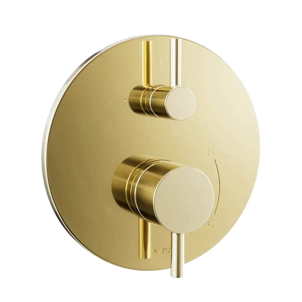 TOTO TBV01802U#PFG Pressure Balance Valve with Diverter Trim Polished French Gold