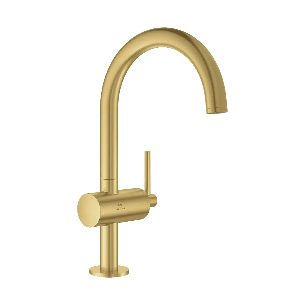 Grohe 24350GN0 Atrio Single Handle L-Size Bathroom Faucet Brushed Cool Sunrise
