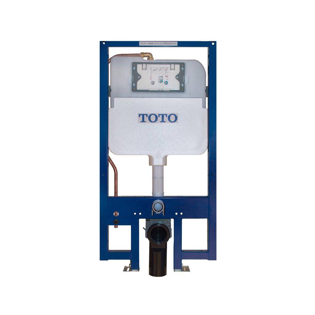 TOTO WT172M Duofit In Wall Tank System 1.28 GPF 0.9 GPF Copper Supply Cotton