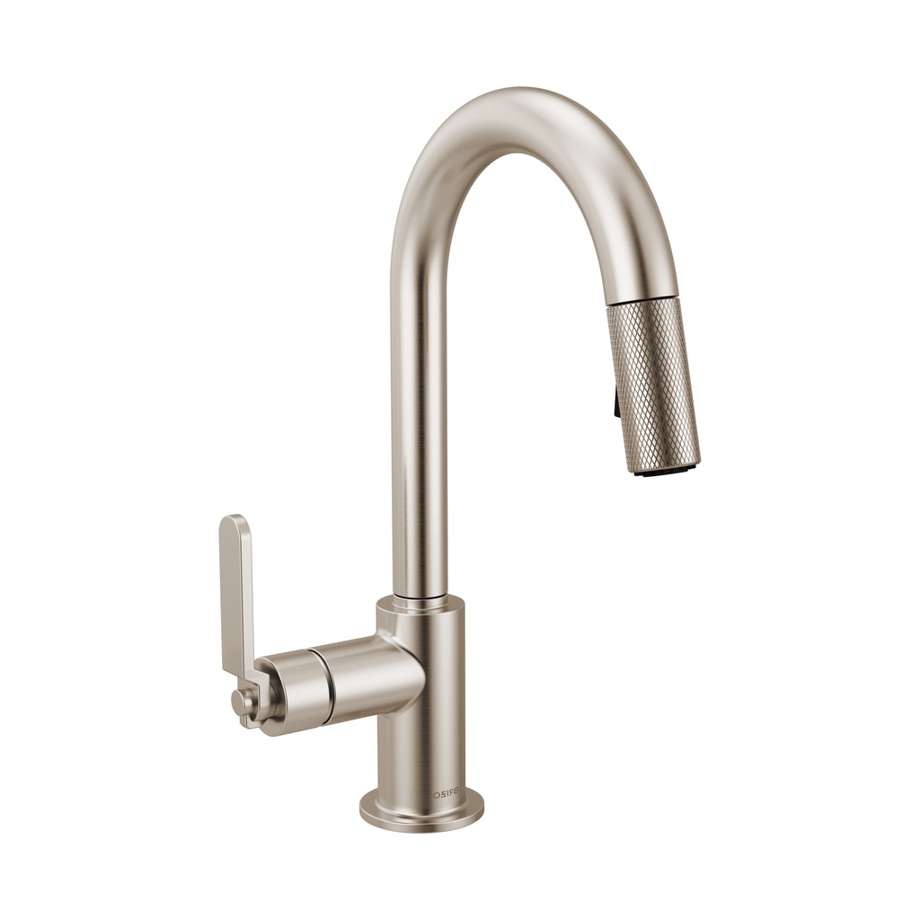 Brizo 63944LF-SS Litze Pull-Down Prep Faucet Industrial Handle Brilliance Stainless