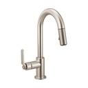 Brizo 63944LF-SS Litze Pull-Down Prep Faucet Industrial Handle Brilliance Stainless
