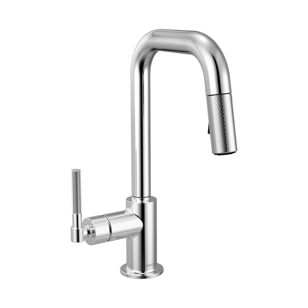 Brizo 63953LF-PC Litze Pull-Down Prep Faucet With Square Spout Polished Chrome