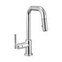 Brizo 63953LF-PC Litze Pull-Down Prep Faucet With Square Spout Polished Chrome