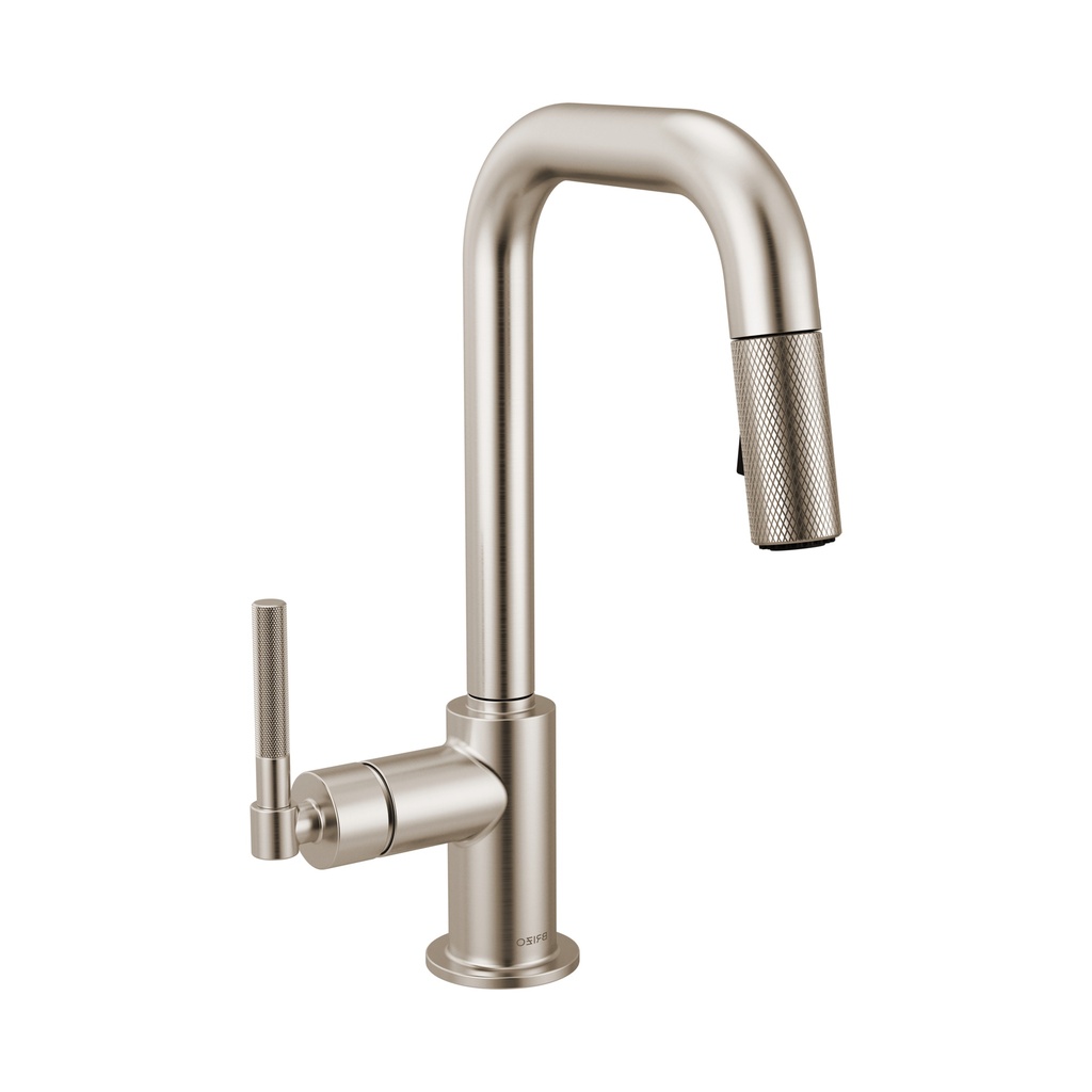 Brizo 63953LF-SS Litze Pull-Down Prep Faucet With Square Spout Brilliance Stainless