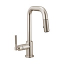 Brizo 63953LF-SS Litze Pull-Down Prep Faucet With Square Spout Brilliance Stainless