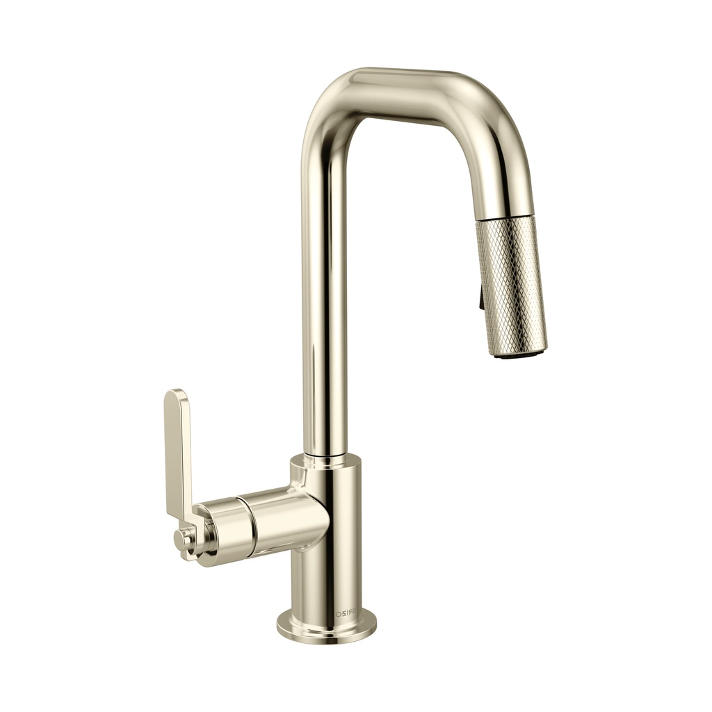Brizo 63954LF-PN Litze Pull-Down Prep Faucet With Square Spout Polished Nickel